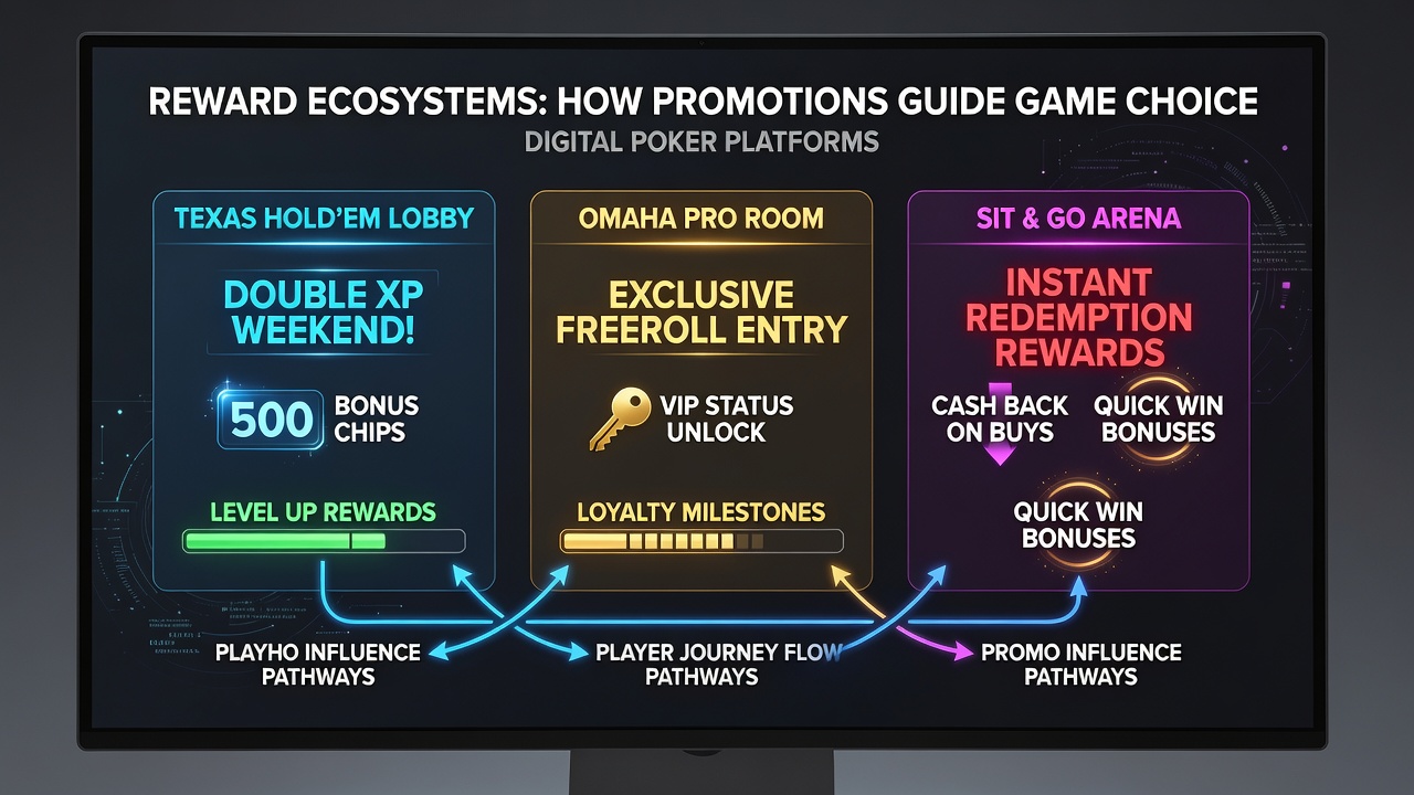 Players reviewing promotion details on mobile screens with highlighted reward tiers