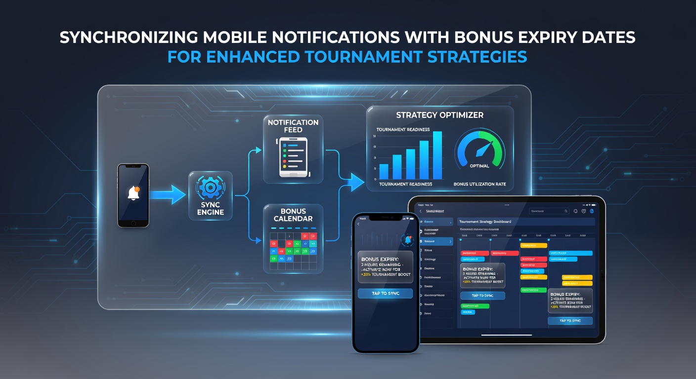 Player reviewing synchronized bonus alerts and upcoming tournament listings on a mobile device during a live session