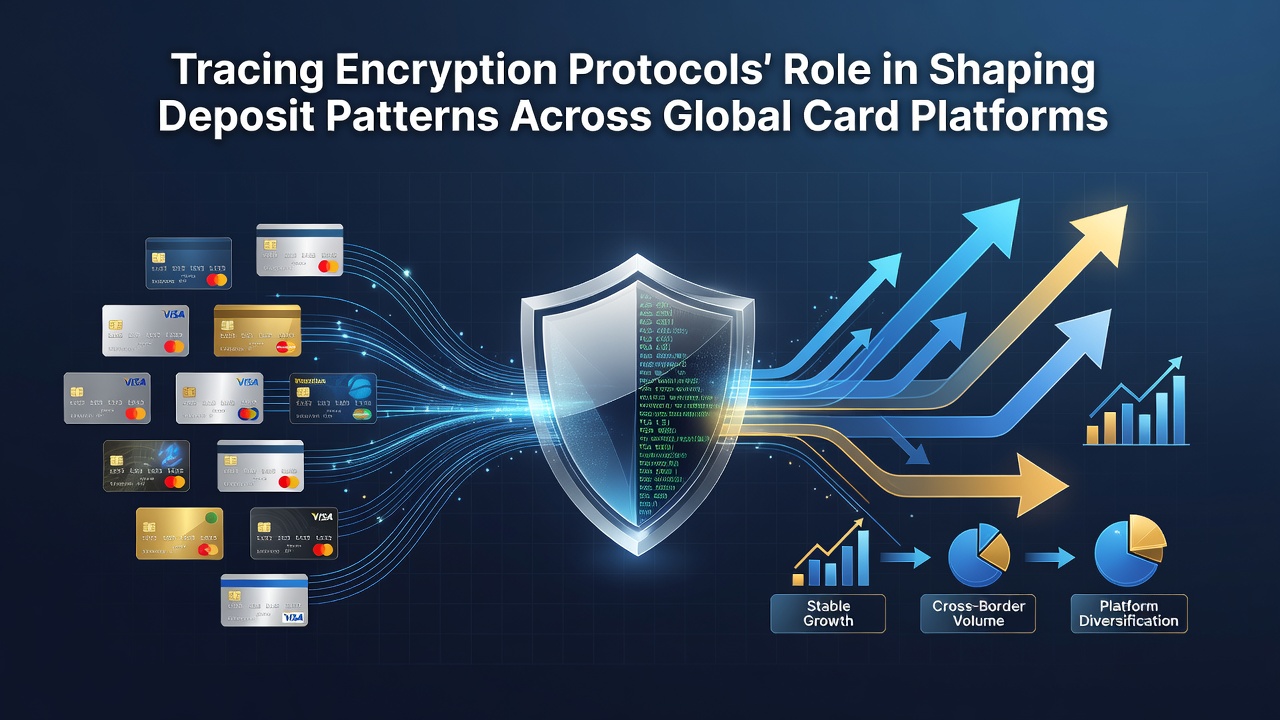 Global card payment networks displaying encrypted transaction flows across continents